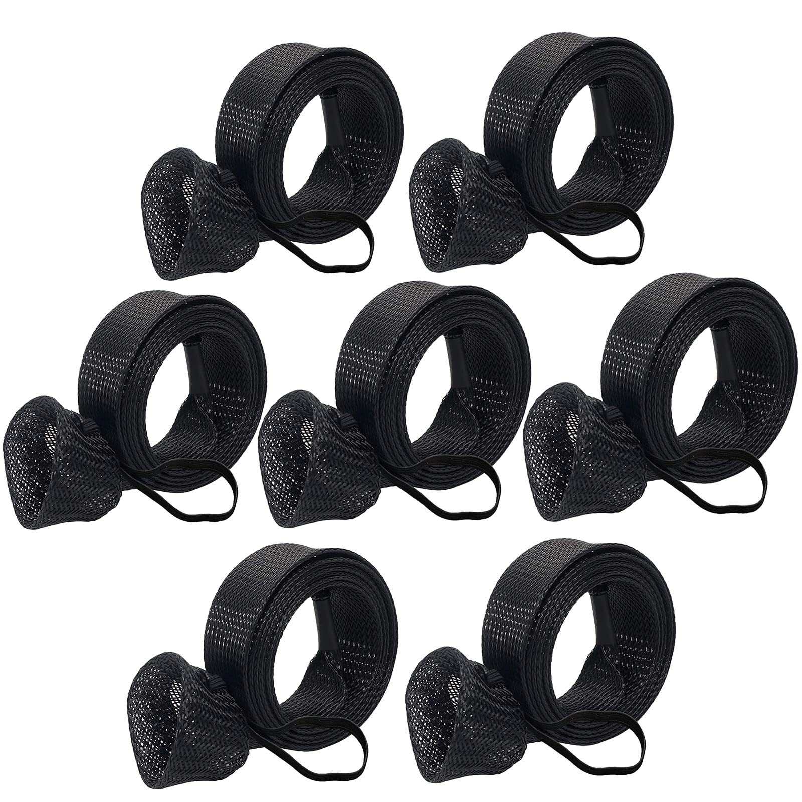 Witwatia Fishing Rod Cover, 7 Pack Fishing Rod Sleeve Socks Pole Glove Protec...