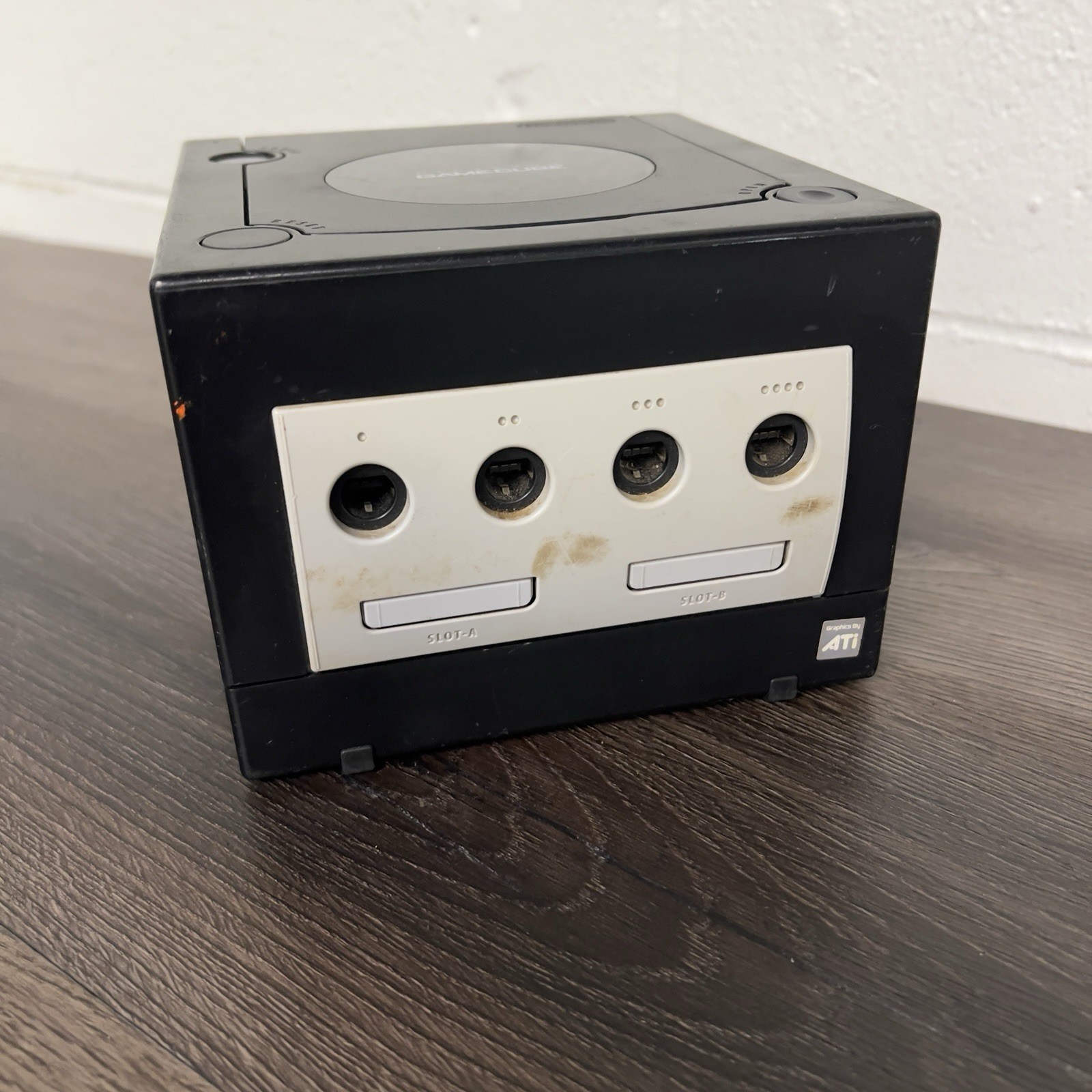 Nintendo GameCube DOL-001 Black Console OEM Memory Card 251 Block Untested AS IS