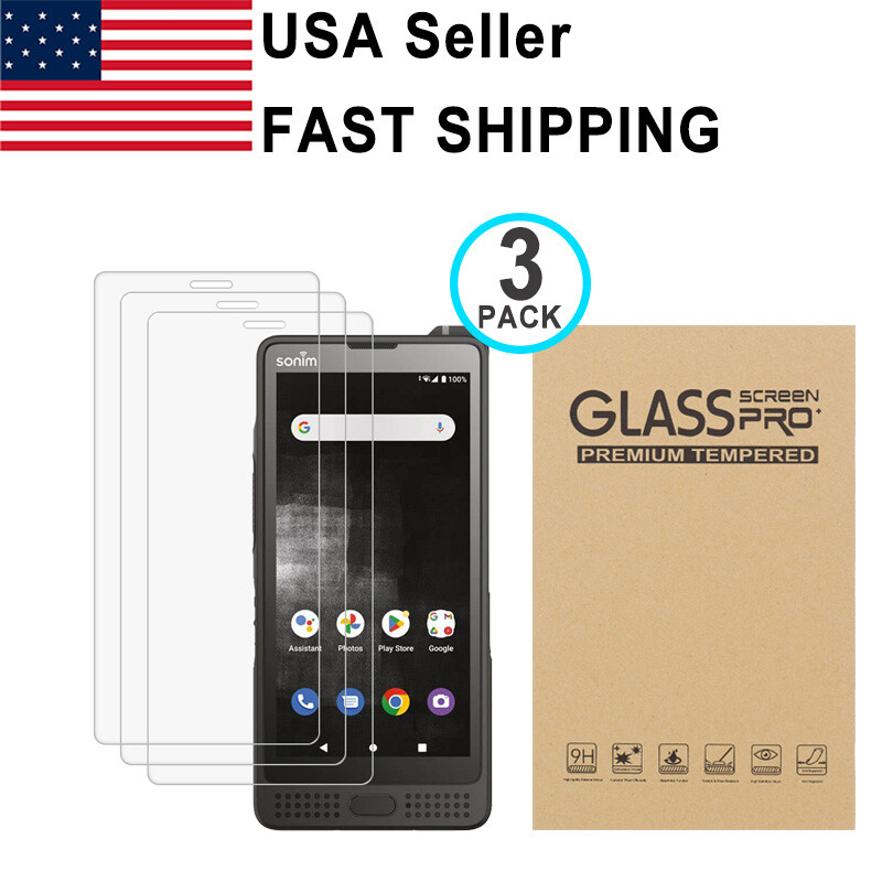 3PK Tempered Glass Screen Protector for Sonim XP10