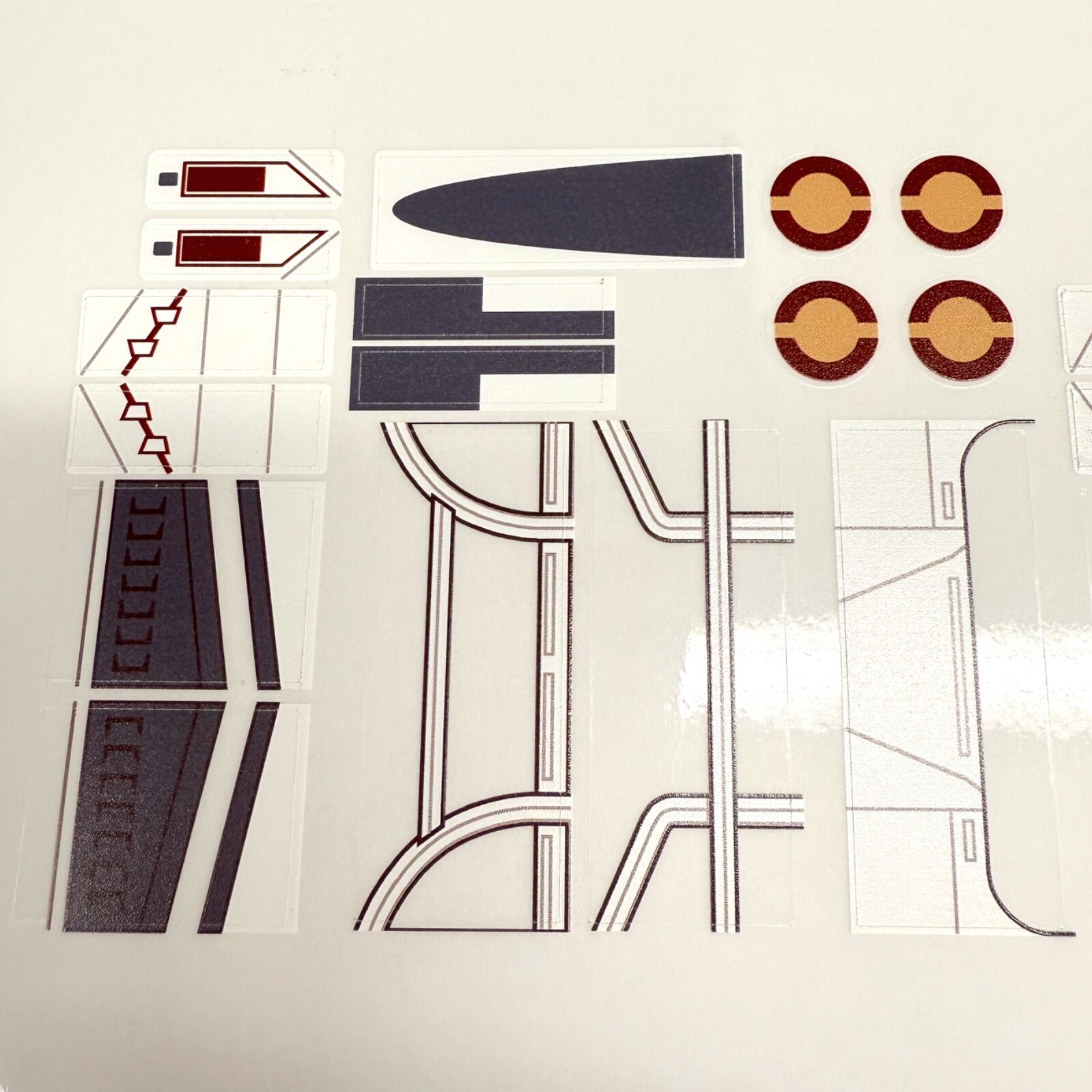 Custom Replacement Stickers for Star Wars ARC-170 Starfighter 75402