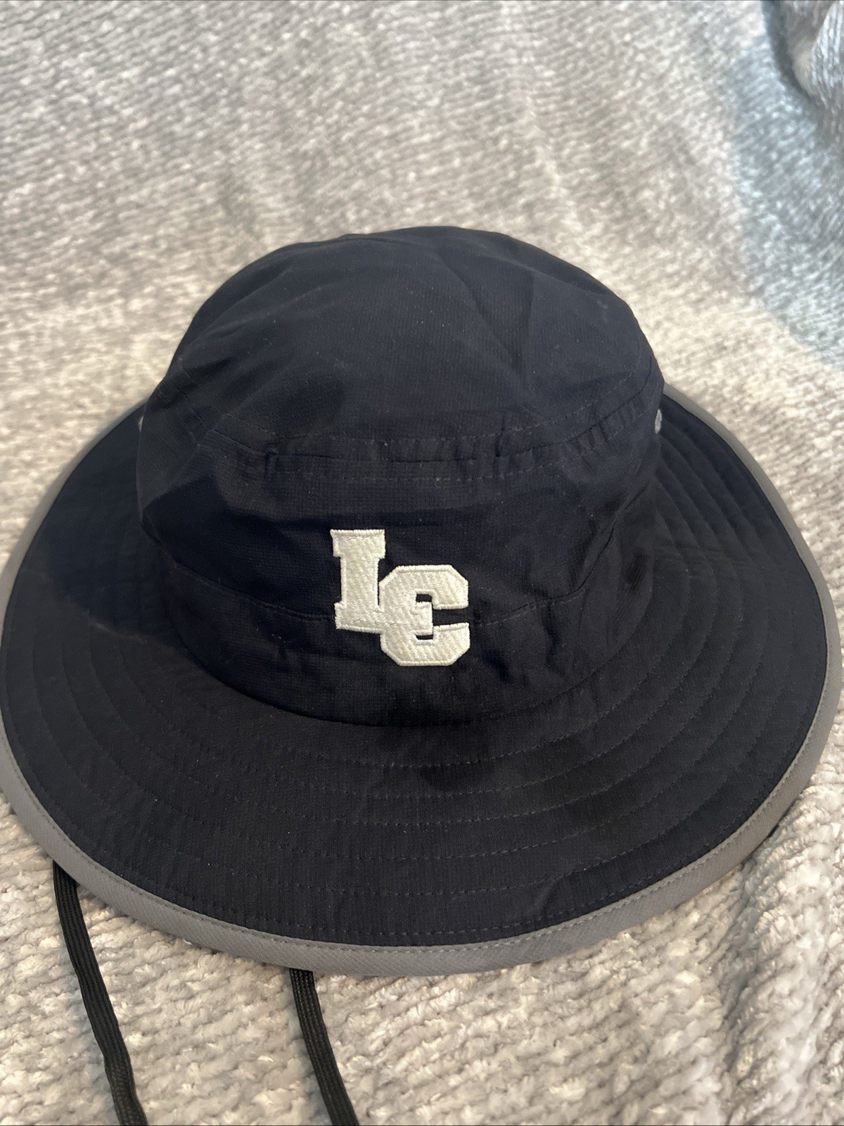 Richardson 810 Bucket Hat Black LC Logo Adjustable Outdoor Sun Hat Packable(073)