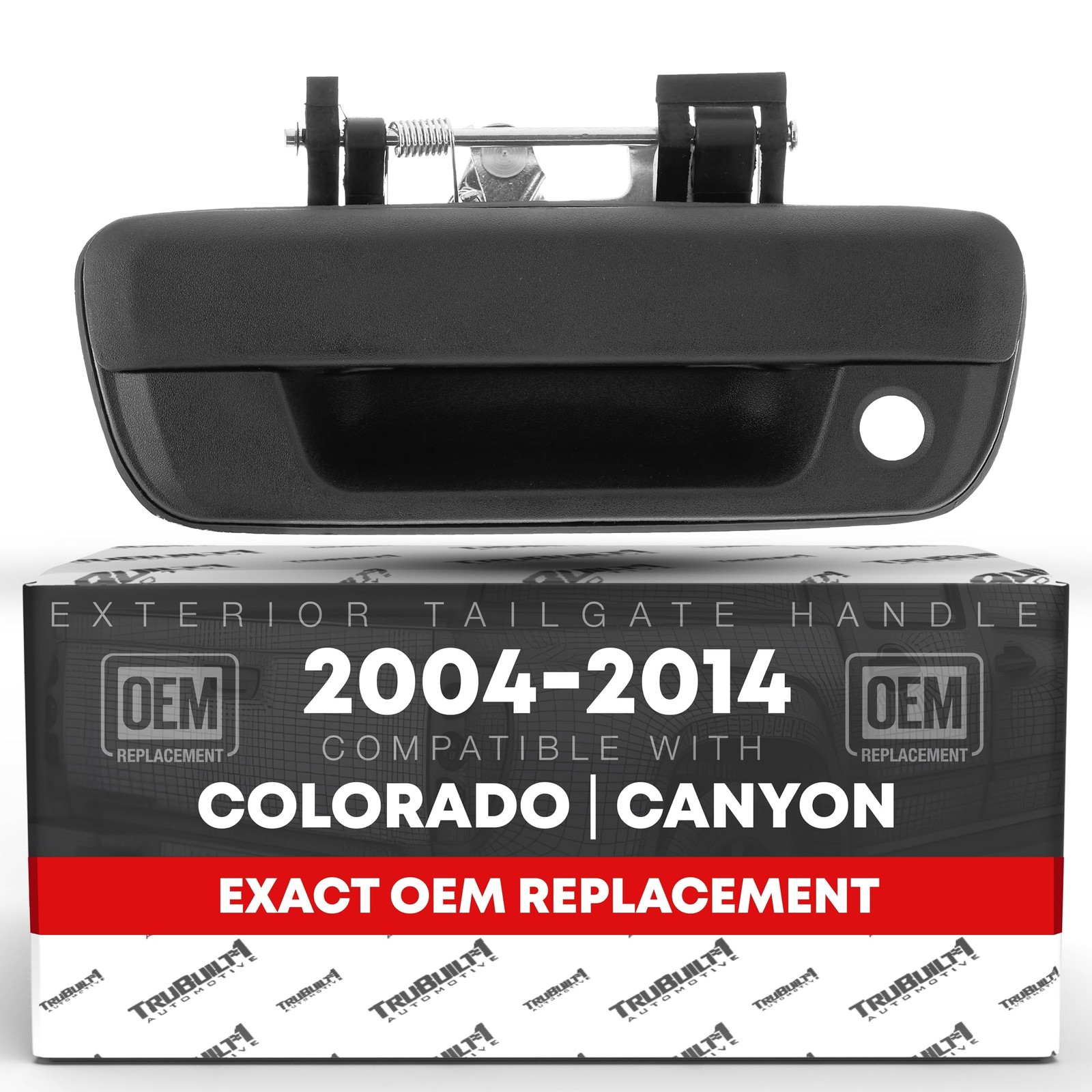 Tailgate Handle with Keyhole - Compatible with 2004-2014 Chevrolet Colorado; ...