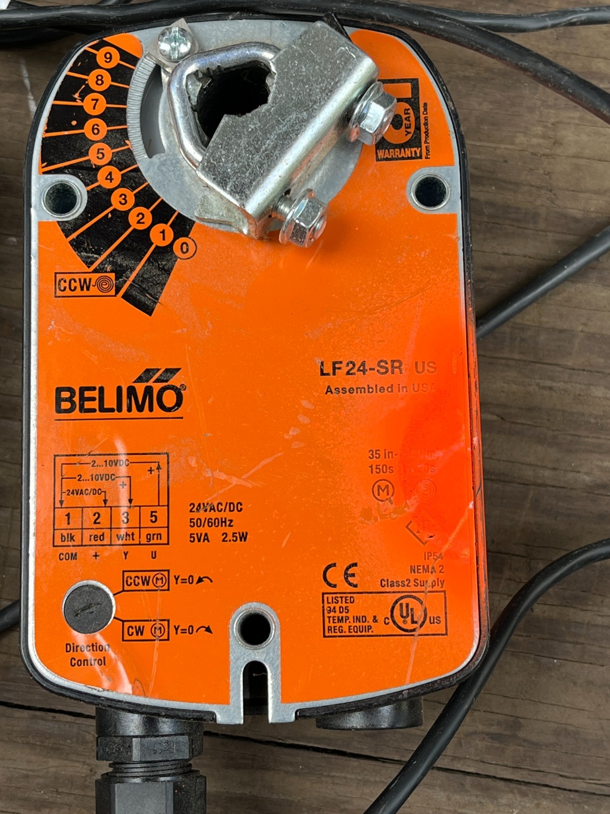 BELIMO LF24-SR US Spring Return Damper Actuator 8 IN THE LOT