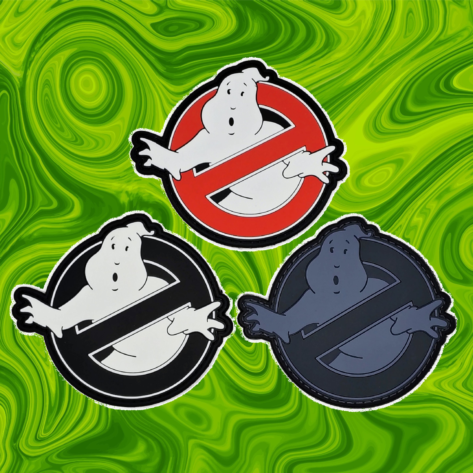 Spooky Movie Logo Patch YOU PICK Paranormal Hunter 80s Retro PVC Hook Loop