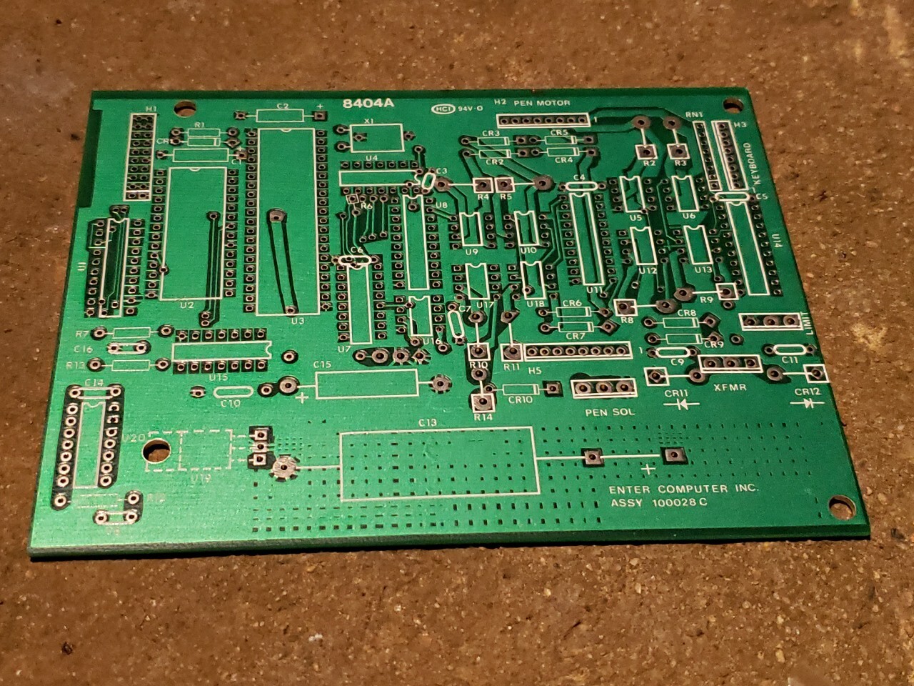 New Enter Computer Sweet-P Model 100 Pen Plotter/ Heathkit IR-5207 Circuit Board