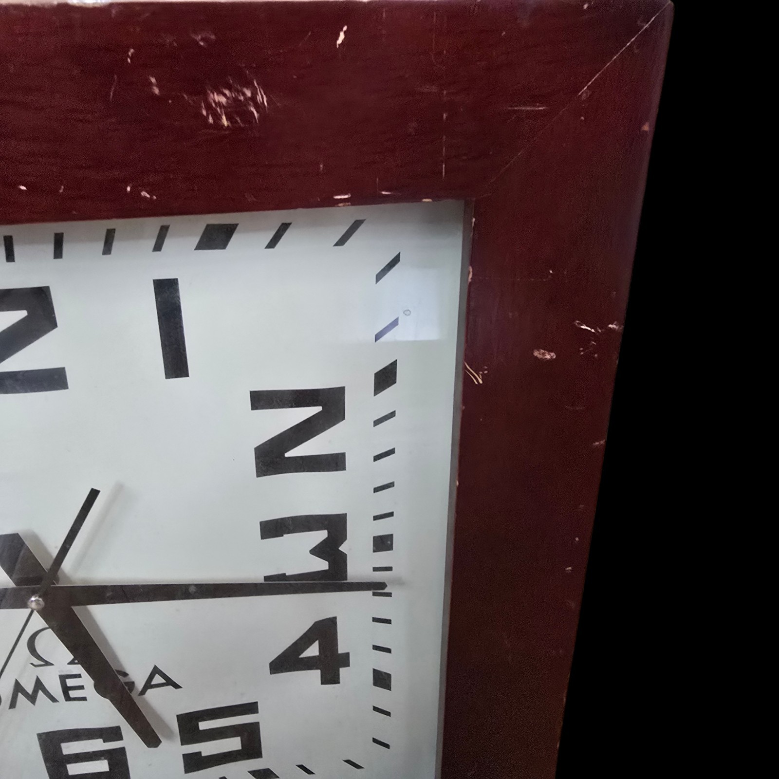 Vintage OMEGA Wall clock 18" x 18"