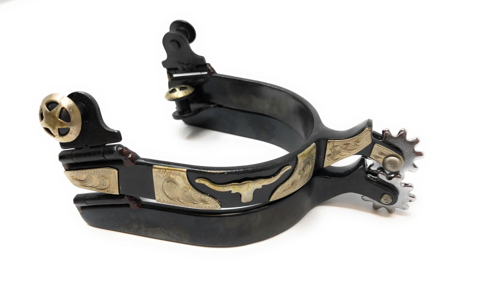 AJ Tack Longhorn Mens Spurs