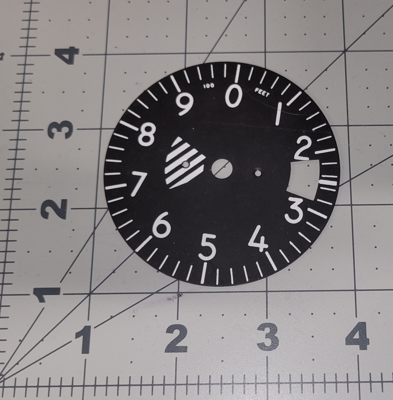 Aircraft Altimeter Gauge Dial Face Parts Airplane Art Supplies Fallout Steampunk