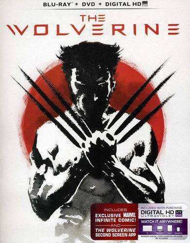 The Wolverine (Blu-ray + DVD + Digital HD with UltraViolet) - Blu-ray - GOOD