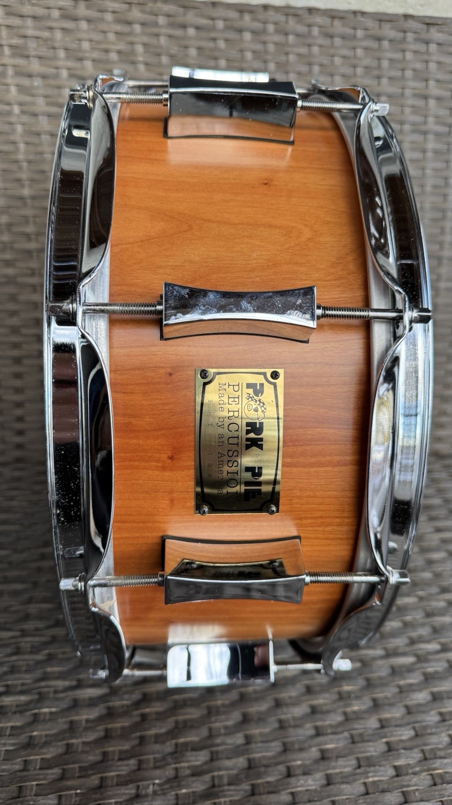 Pork Pie Cherry/Maple Snare 14x5.5 Snare Drum