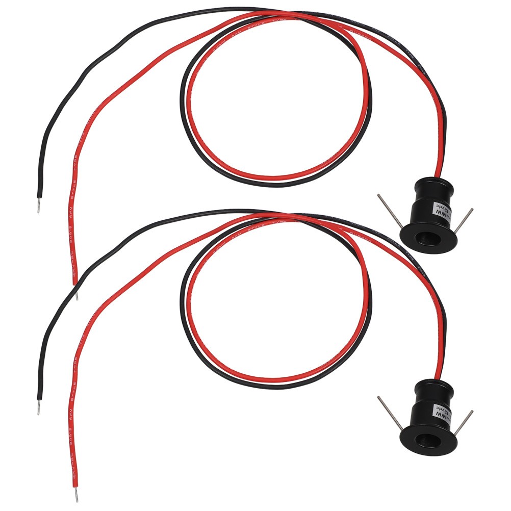 2Pcs Mini LED Cabinet Lights for Closets and Display Cases Indoor Use