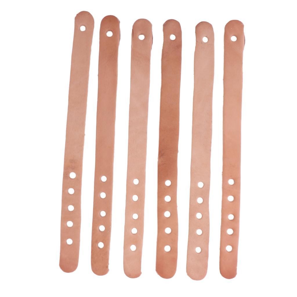 Pieces of 6 Pool Billiards Table Pocket Track Leather Belt