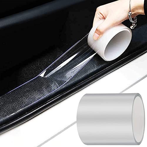 Car Door Invisible Anti-Collision Self Adhesive Seal 33Ft x 4In Transparent
