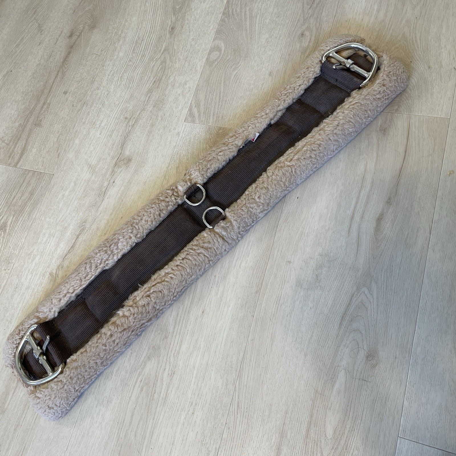 Fleece Cinch 31" Wool Natural Horse Tack Brown Western
