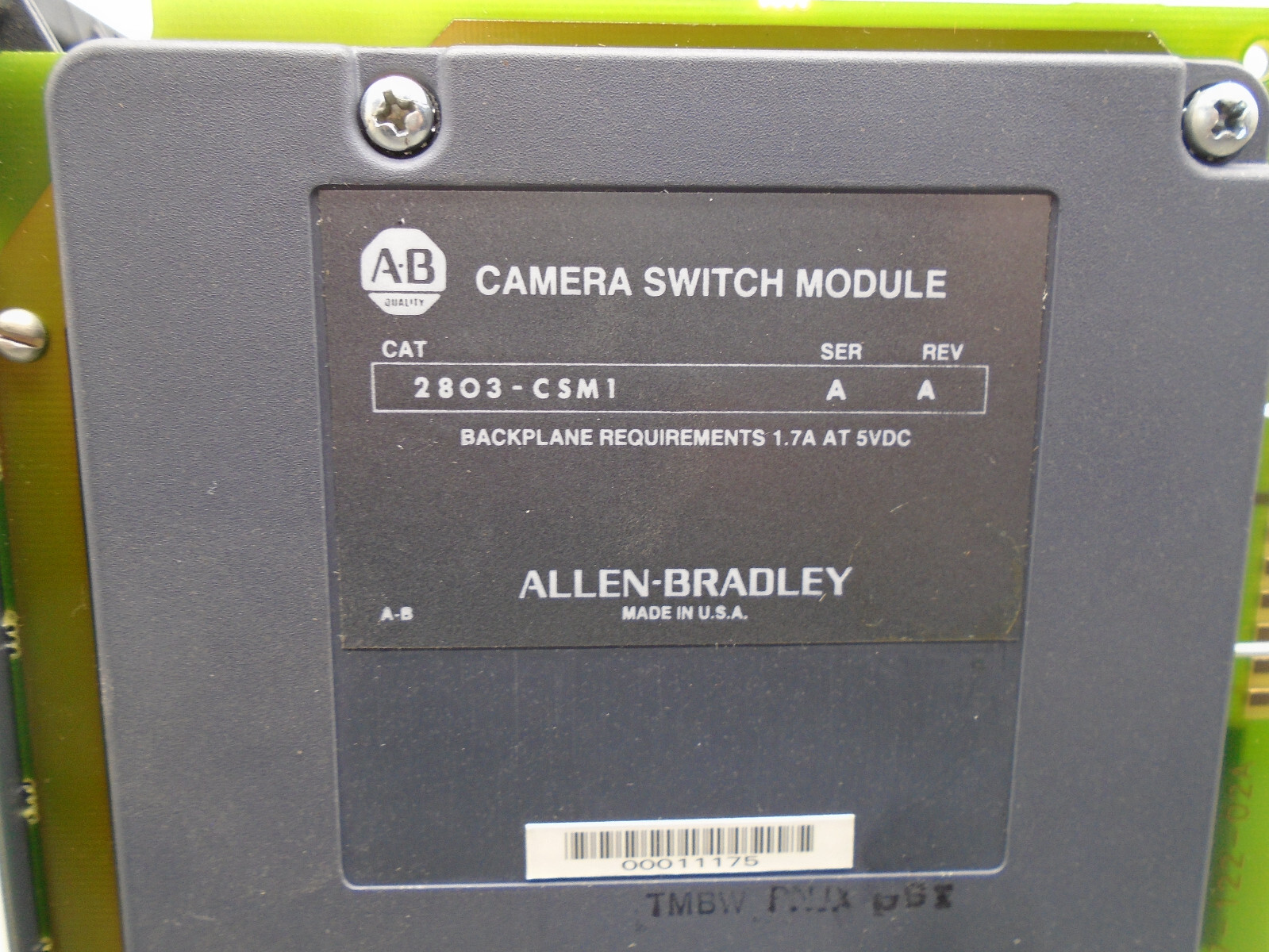 Allen Bradley 2803-CSM1 series A Camera Switch Module 2803CSM1 E8