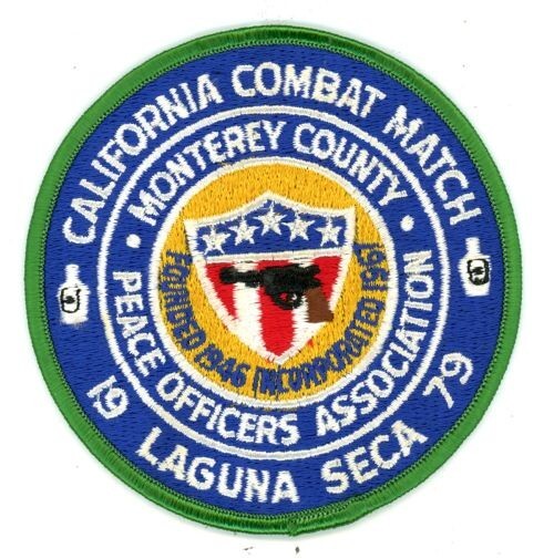 CALIFORNIA CA MONTEREY COUNTY PEACE OFFICERS 1979 SHOULDER PATCH POLICE SHERIFF