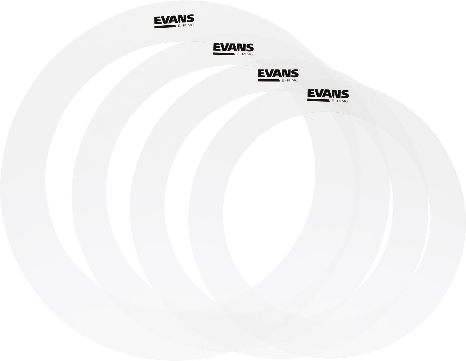 Evans E-Rings Standard Pack (5-pack) Bundle