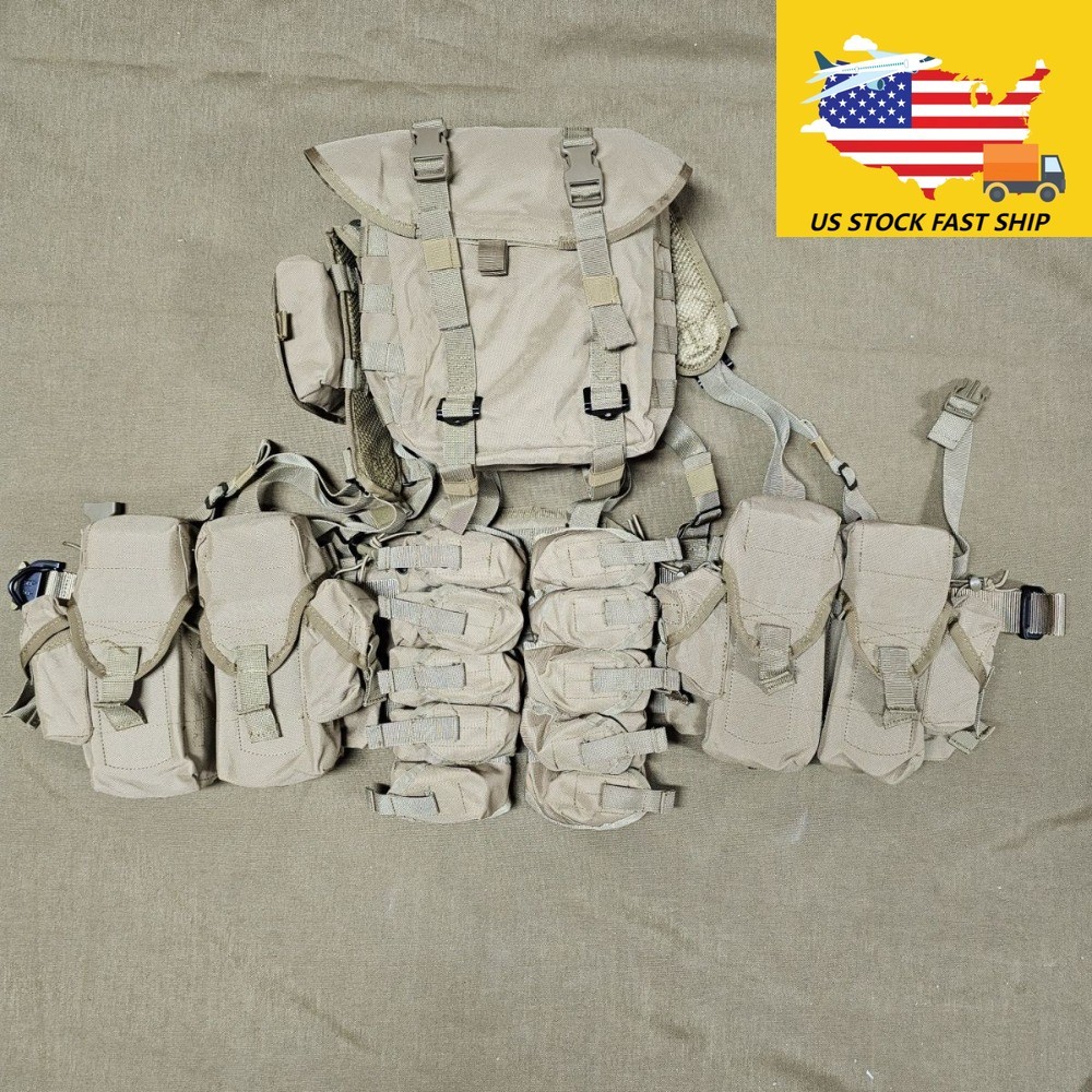[ US STOCK ] Russian SSO SBRUYA SMERSH M1 Tactical AK VOG MOLLE Khaki Mud Set