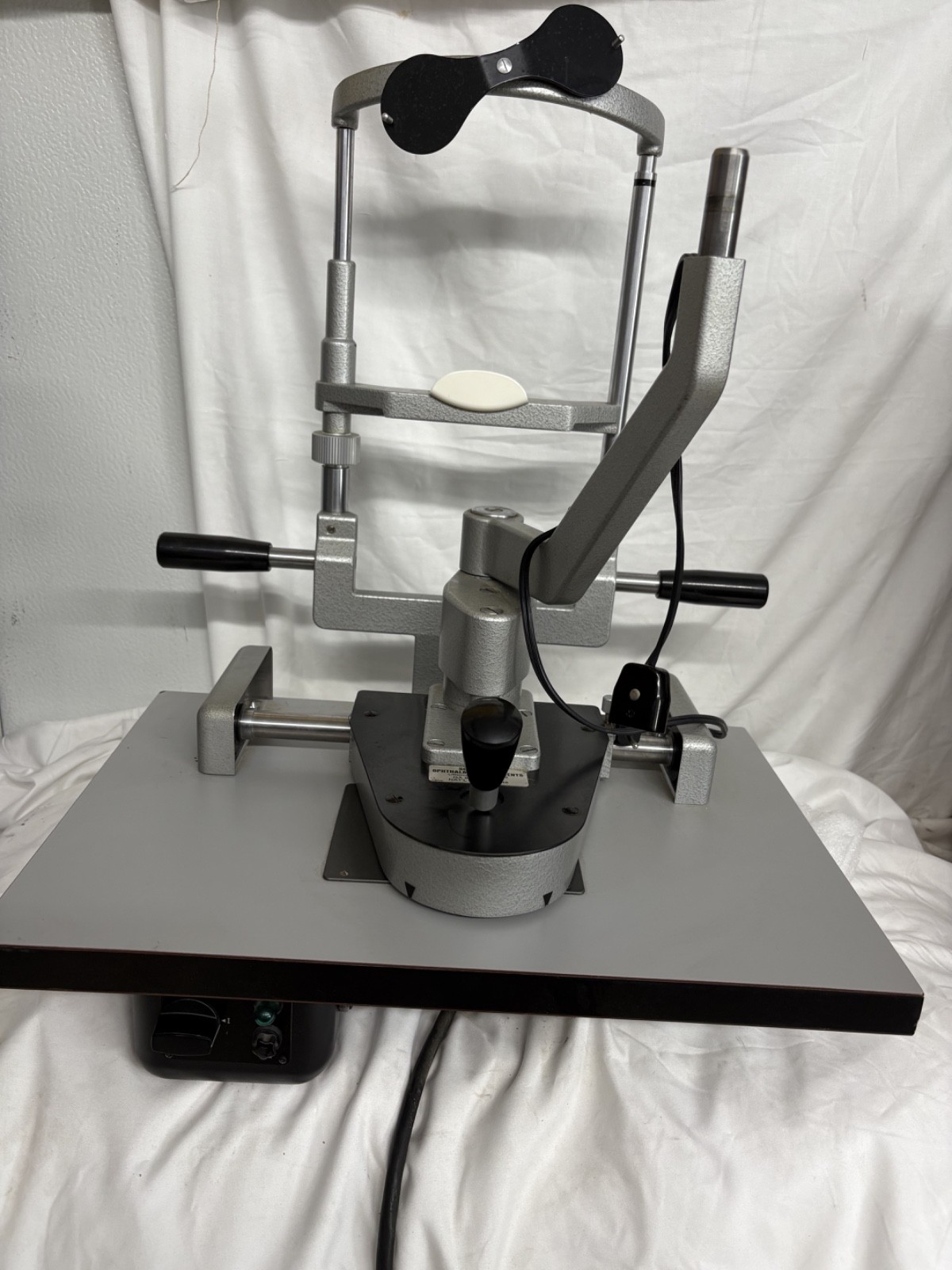 Complete Haag Streit Slit Lamp Power Supply, Base, & Chin Rest Tested Working!