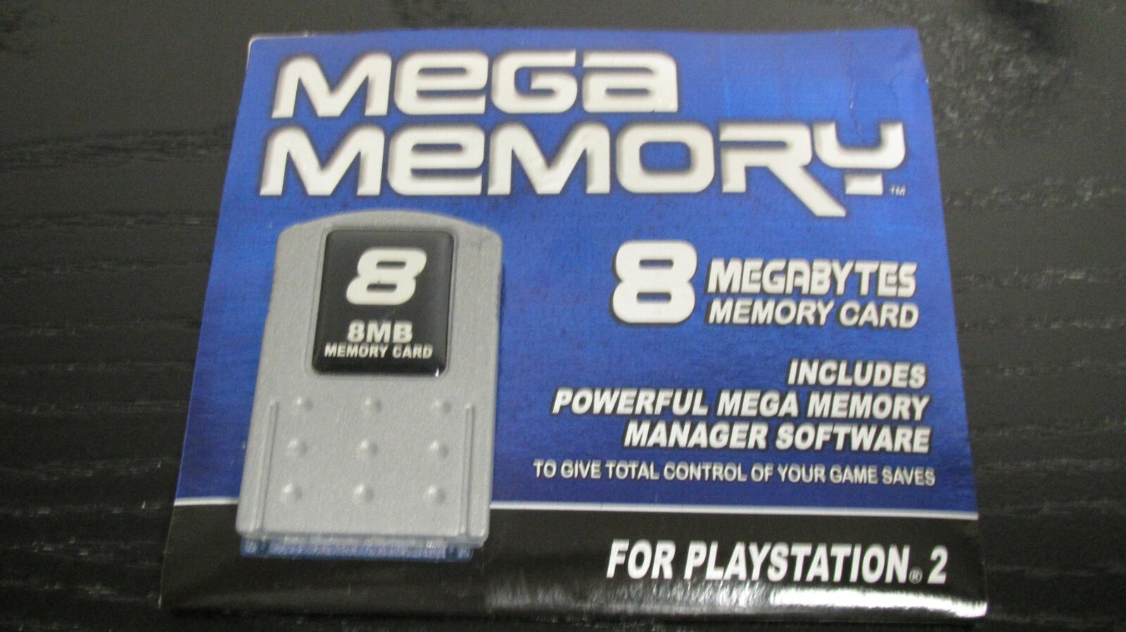 Datel Mega Memory 8MB Memory Car For PS2 W/ Management Software, Open (TUB 1)