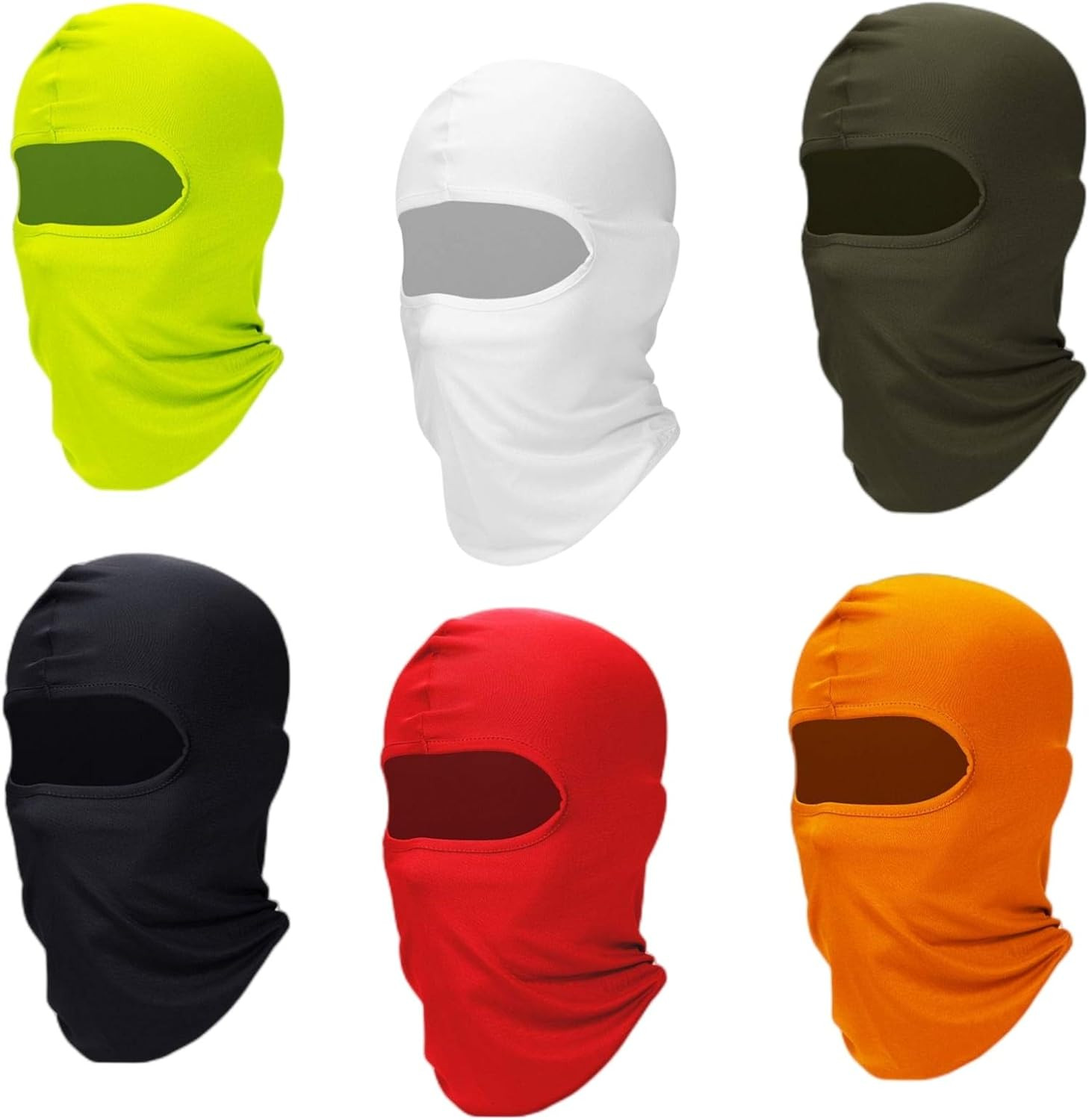 6 Pack Pasamontanas Calavera Balaclava Militar Mascara Para El Frio De Moto