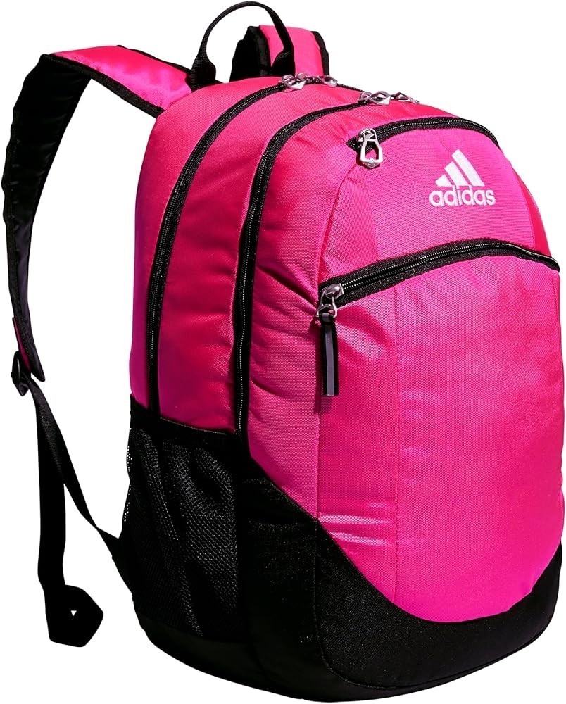 New Adidas Striker II Team Shock BACKPACK LAPTOP  Pink/Black/White NEW!