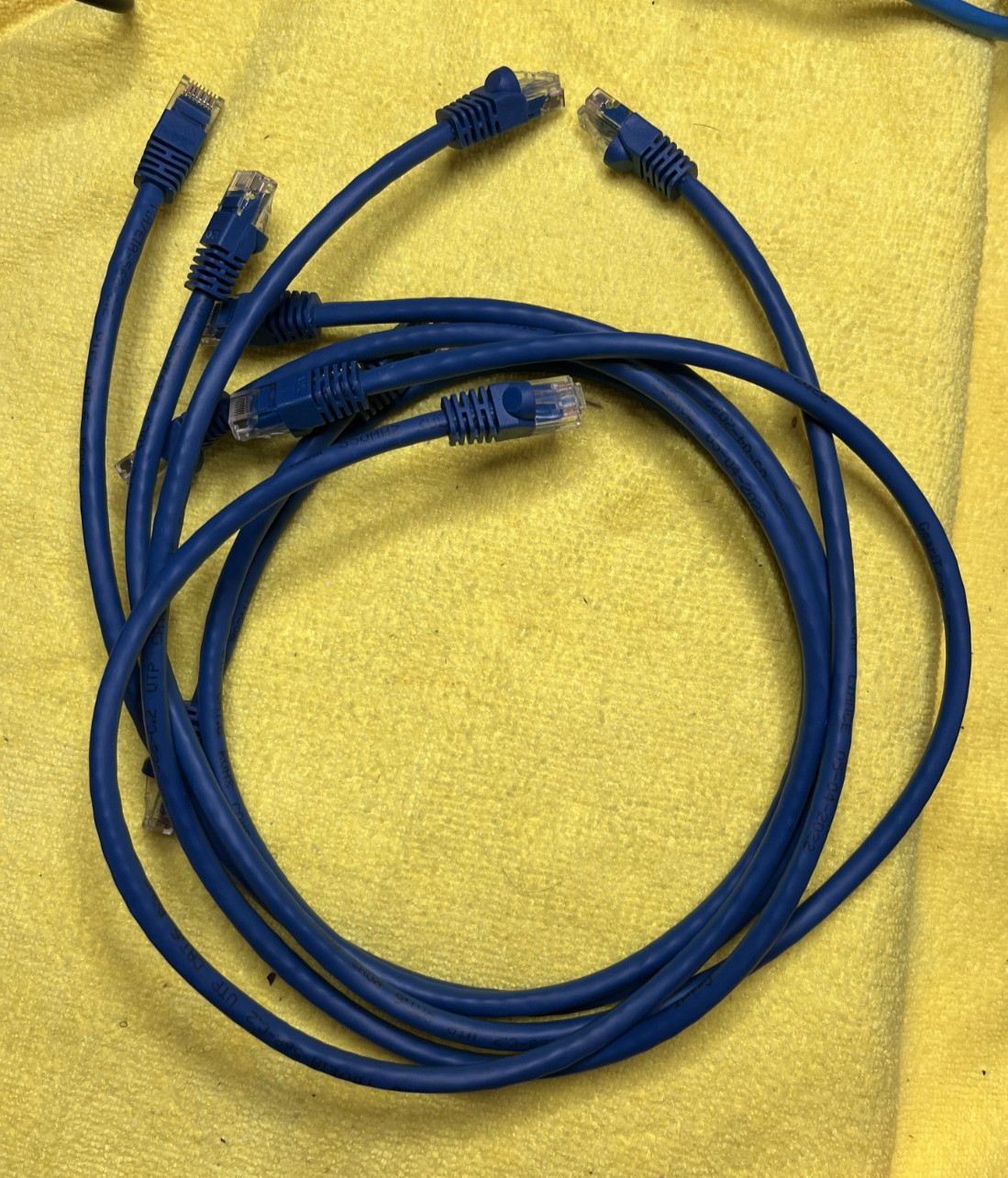 2Ft Patch Cable Cat6 Ethernet RJ45  Network Blue UTP buy 5 get 1 free