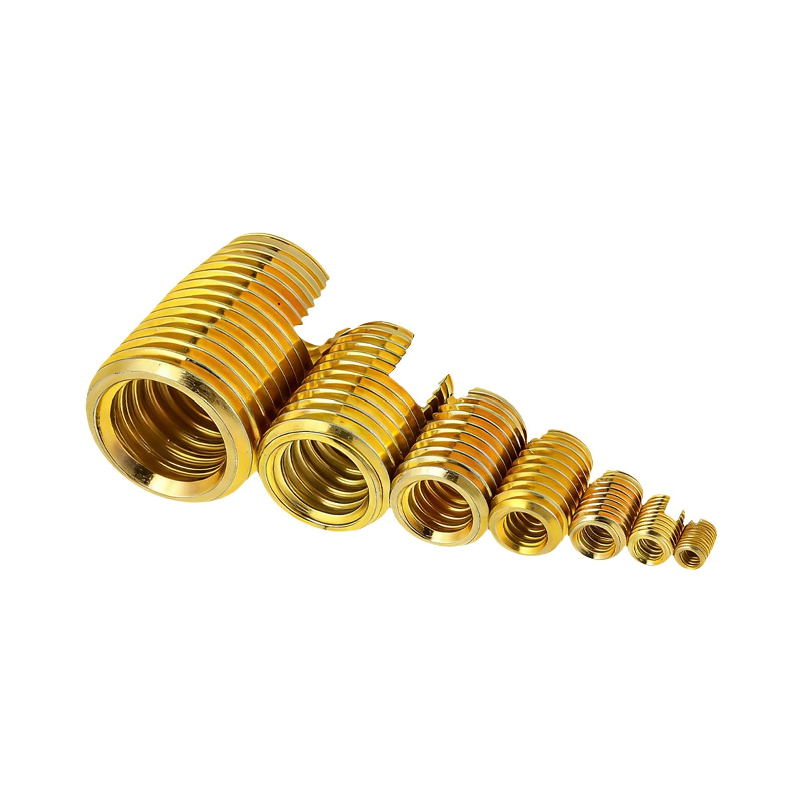 50Pcs Self Tapping Thread Inserts Set, Thread Inserts Reinforce Repair Tool
