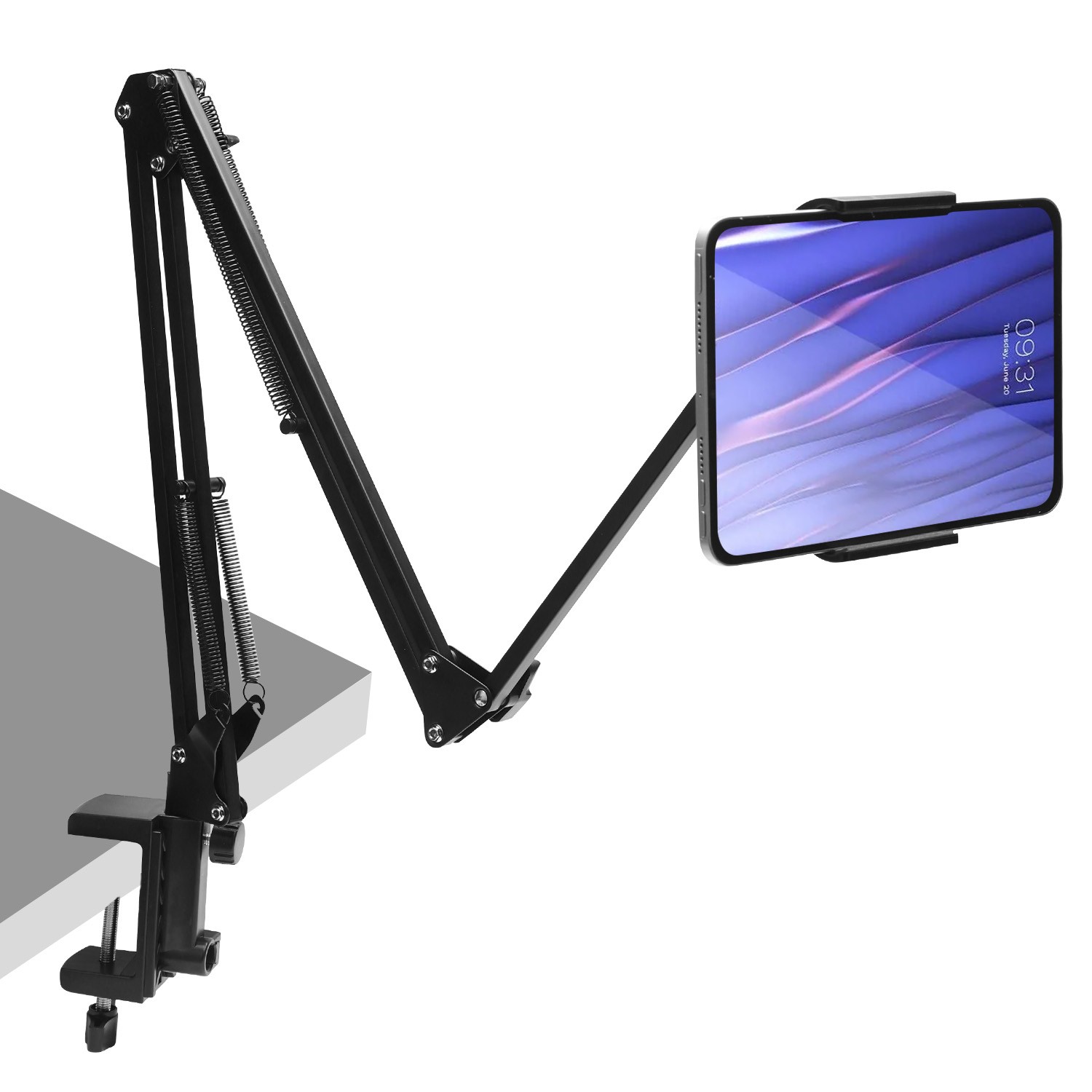 Multi-Function Cantilever Stand,Foldable Extendable for Desk,Phone&Tablet Holder