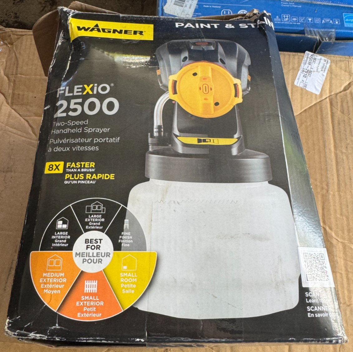 Wagner Flexio 2500 Electric Handheld HVLP Paint Sprayer