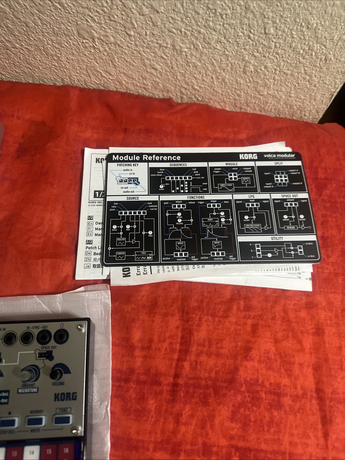 KORG Vocal Modular Synthesizer With Box