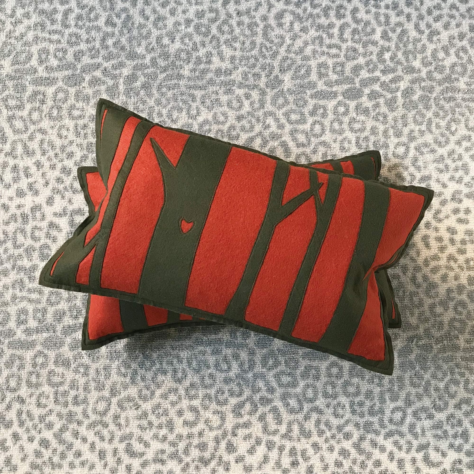 Orange Tree Love Decorative Pillow Cover 13"x22"
