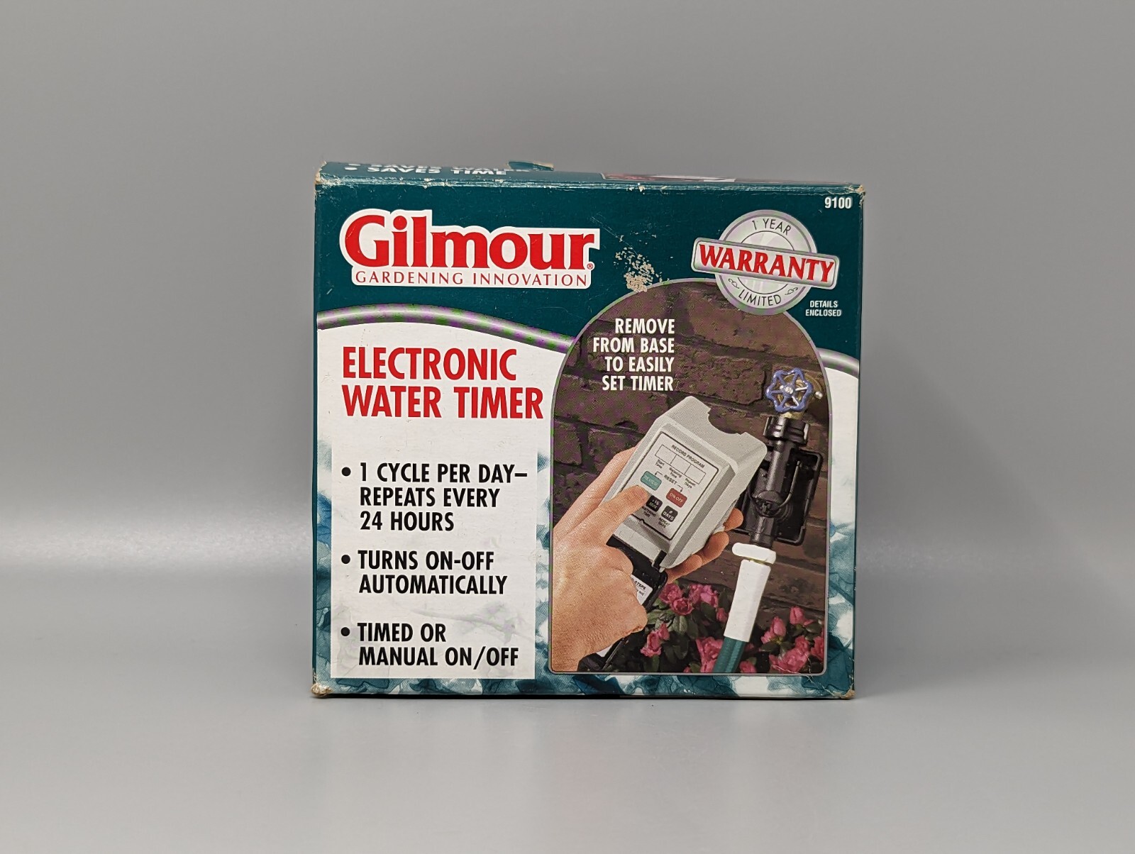 Gilmour Electronic Water Timer 9100 Automatic Grass Lawn Watering System Garden