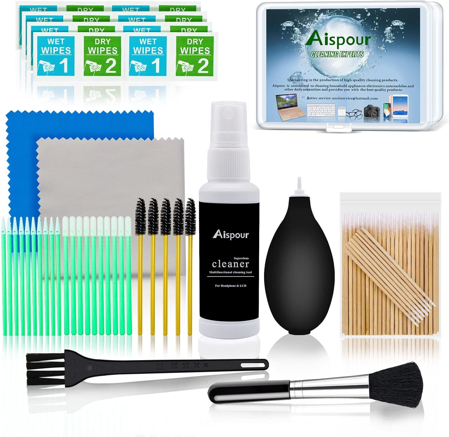 Phone Cleaning Kit, phone screen cleaner, Kit for iPhone Cell white
