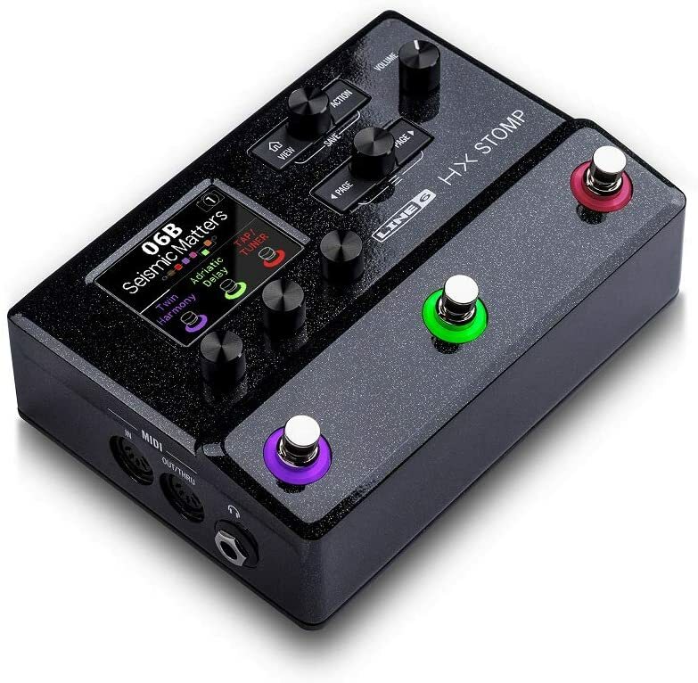 Line 6 HX Stomp Guitar Multi Effects Pedal DSP Chip HX Modeling Engine