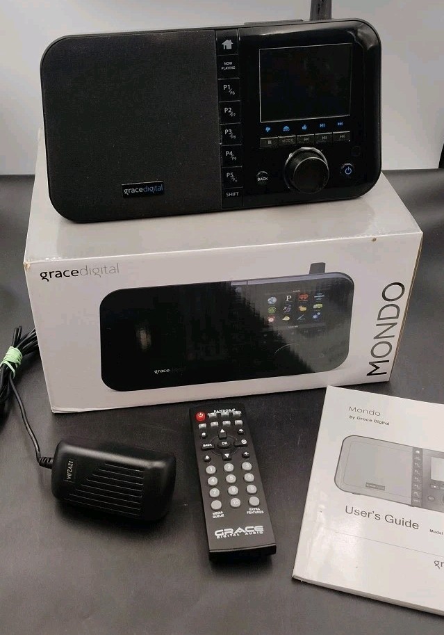 Grace Digital Mondo GDI-IRC6000 | CIB w/ Remote & Box | READ DESCRIPTION