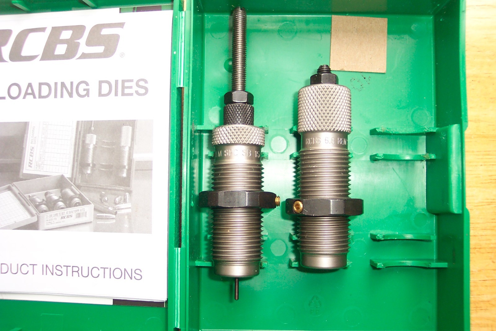 RCBS 6.8 REMINGTON SPC RELOADING  DIE SET 6.8mm SPECIAL SMALL BASE FOR SEMI-AUTO