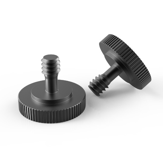 2pcs Universal 1/4” Camera Thumb Screws Camera Quick Release L Bracket Screws