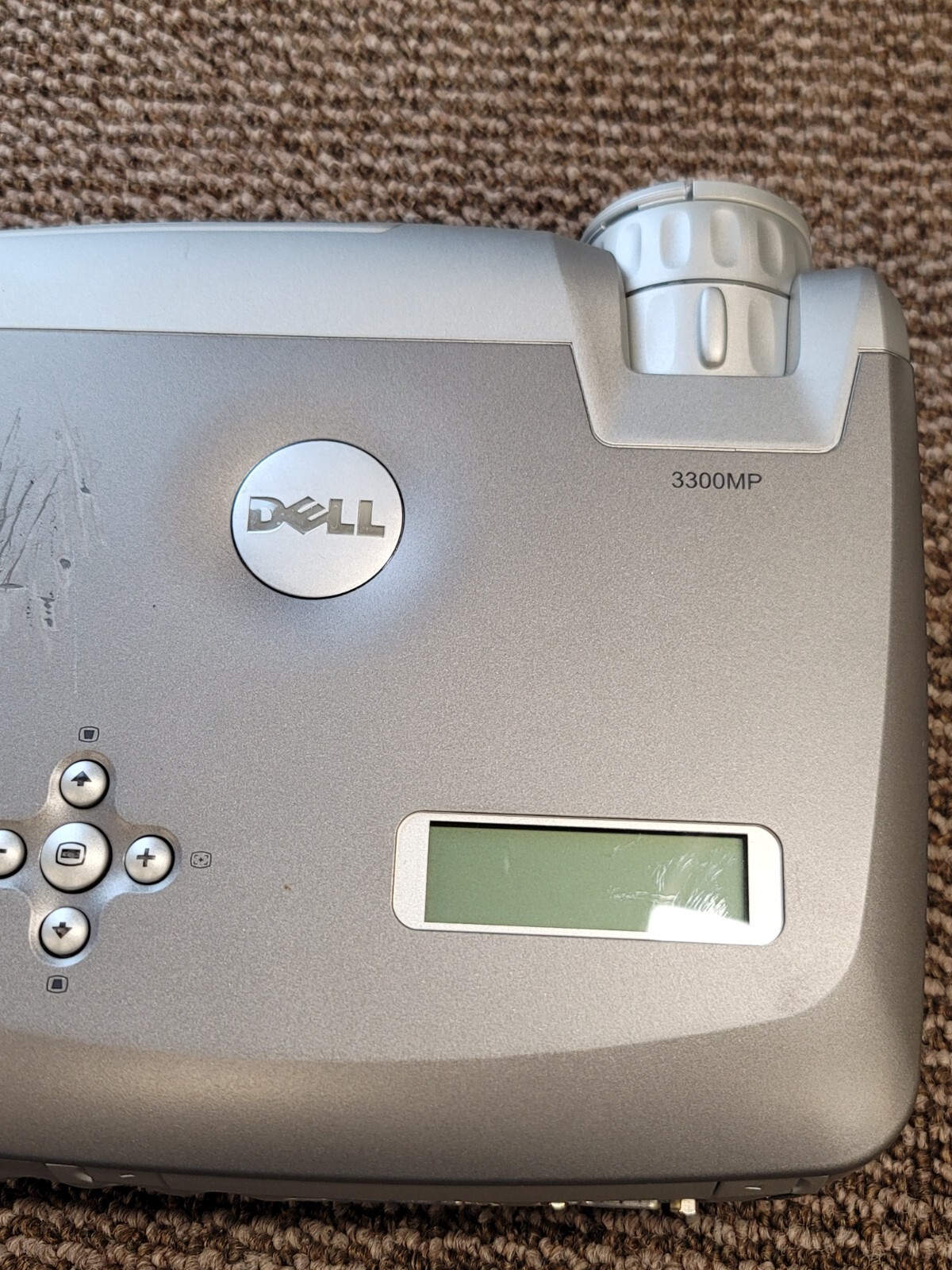 Dell 3300MP DLP Projector Portable Desktop Conference Presentation Remote Laser