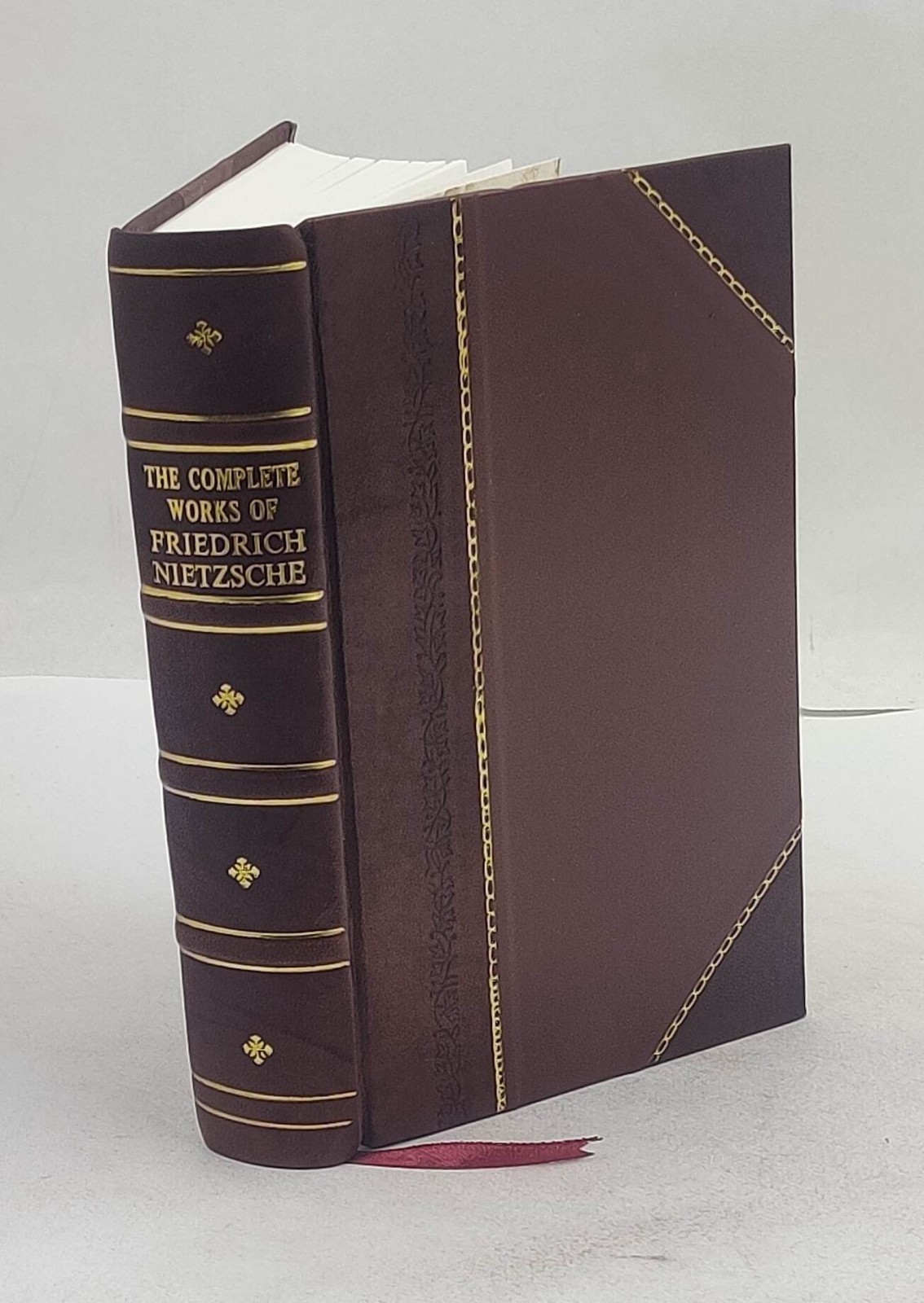 The complete works of Friedrich Nietzsche the first complete a [Leather Crafted]