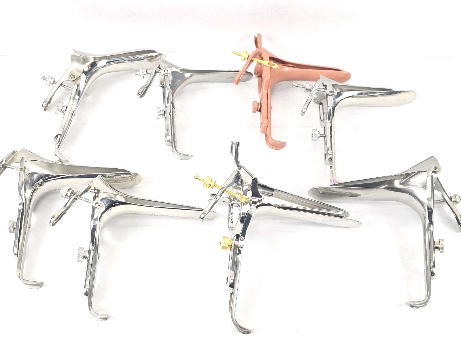 Vaginal Speculum Lot Of 8 OB/GYN Pelvic Examination Surgical Instruments EuroMed