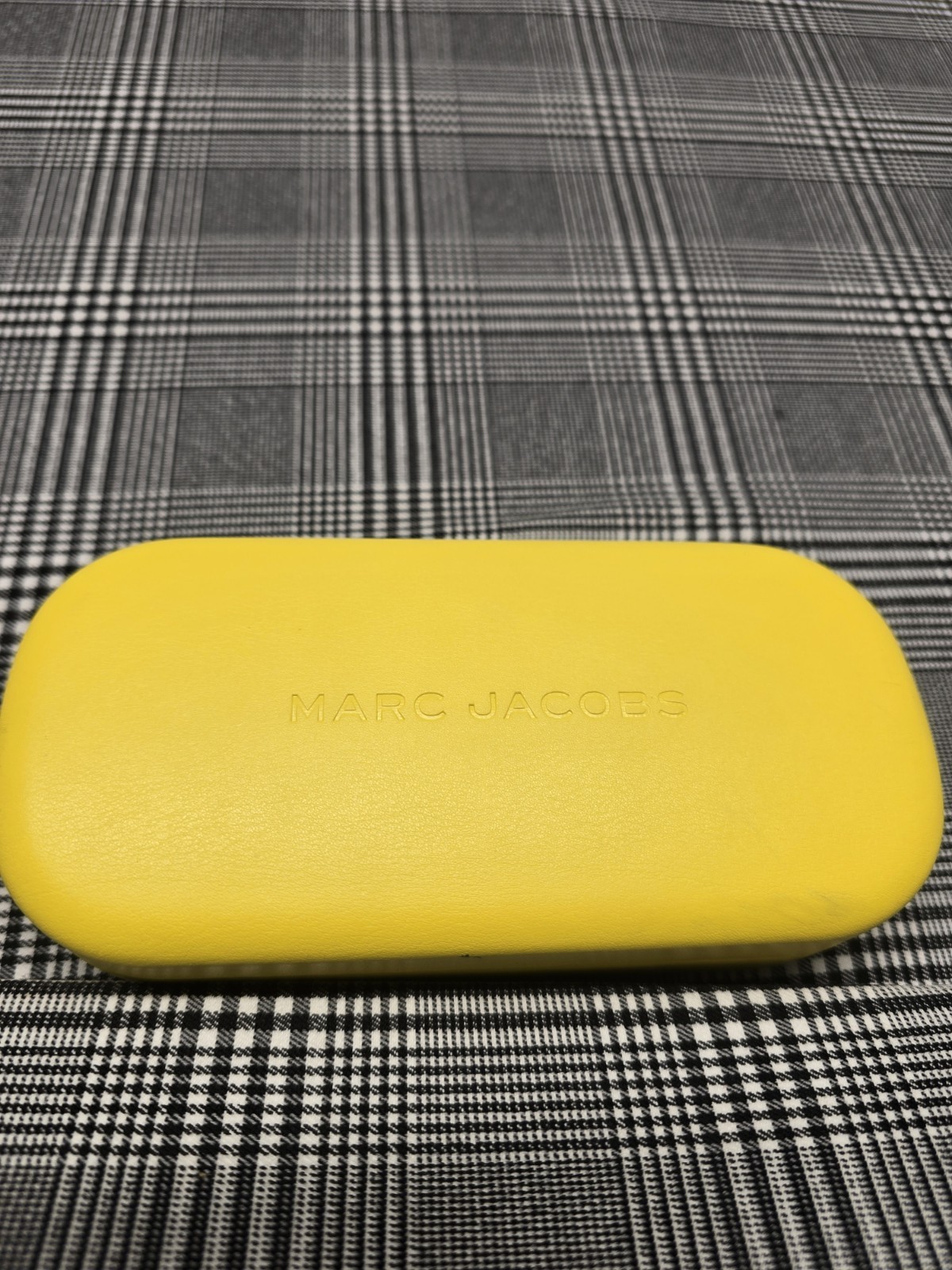 Marc Jacobs Bright Yellow *Case Only* Sunglass Eyeglass Case Travel Designer