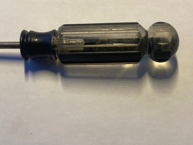 Vintage CREDO USA Plastic Handle Screwdriver 6"