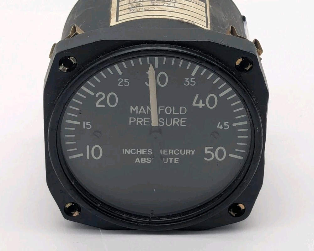 Ranco Inc Manifold Pressure Gauge Ranco 31854 UNTESTED PARTS ONLY