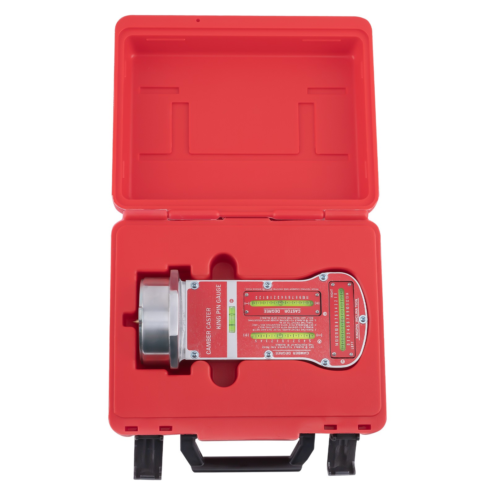 MAGNETIC CAMBER, CASTOR & KINGPIN INCLINATION WHEEL ALIGNMENT GAUGE NEW