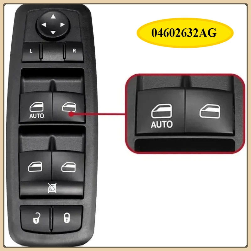 04602632AG Driver Side Master Power Window Switch For Jeep Liberty 2008-2012