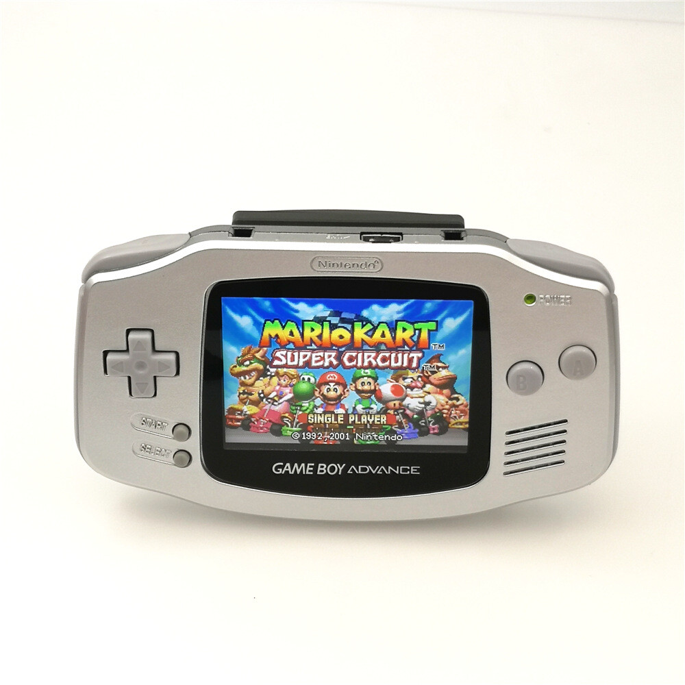 Game Boy Advance Console with iPS Backlight Backlit LCD Console - Clear White