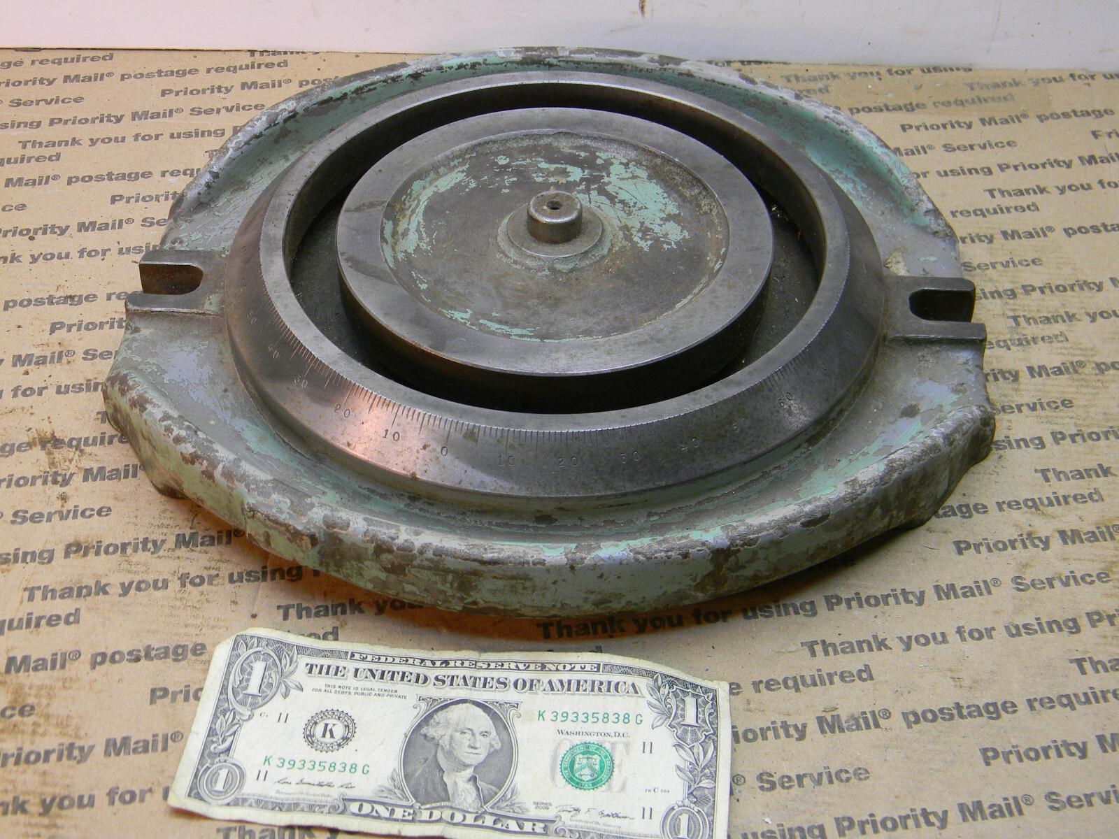 (MV-2) Radial Milling Vise Base; 12 in. Dia. Machinist, Metal fabricatiion