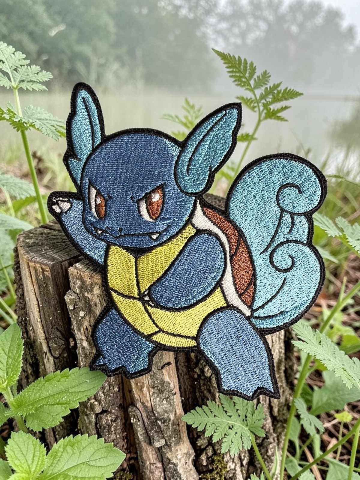 Wartortle Pokémon Embroidery Patch 3.57" - 5.57"