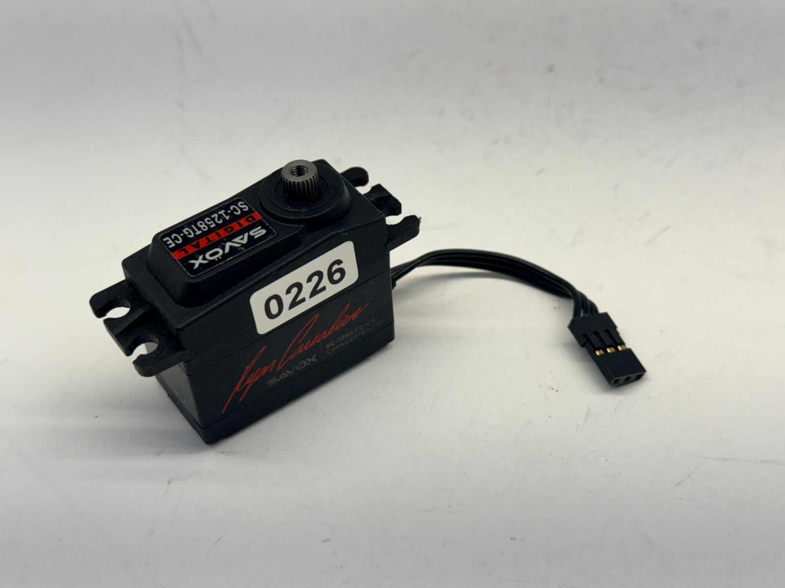 Savox SC-1258TG-CE R. Cavalieri Coreless Digital Titanium Gear Servo 0226